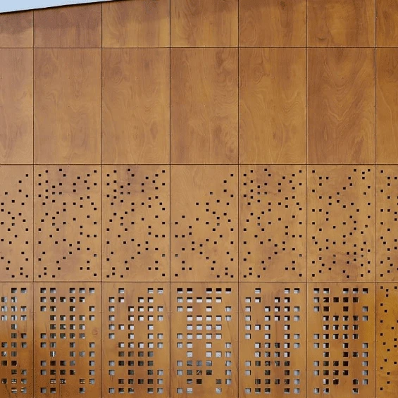 Corten perforated metal steel plate Corten perforated metal steel plate