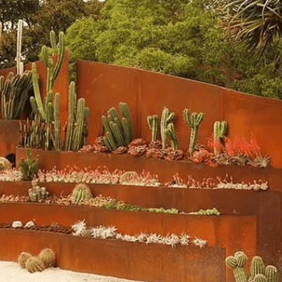 Corten Steel garden edging Corten Steel garden edging