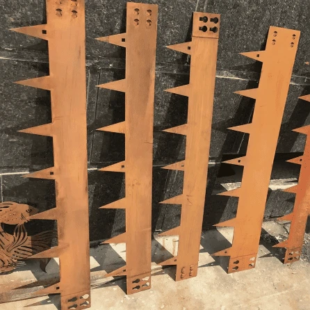 Corten steel edging Corten steel edging