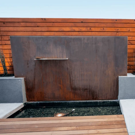 Corten steel cladding Corten steel cladding