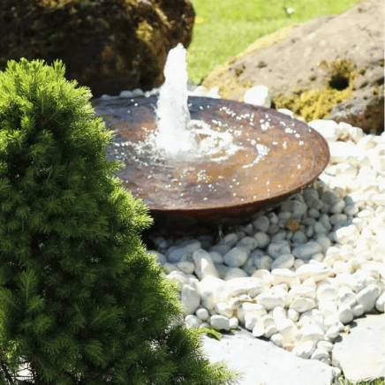 Corten steel water features Corten steel water features