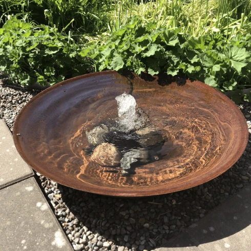 Corten Steel Pond Water Feature Corten Steel Pond Water Feature