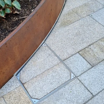 Slot Corten Steel Trench Grates for Commercial and Architectural Projects Slot Corten Steel Trench Grates for Commercial and Architectural Projects